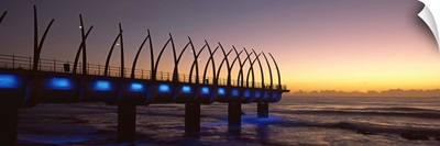New pier constructed on beach front Umhlanga Durban KwaZulu Natal South Africa