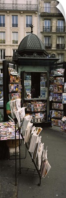 Newsstand on a street, Paris, France