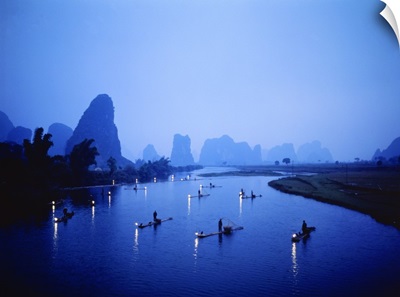 Night Fishing Guilin China