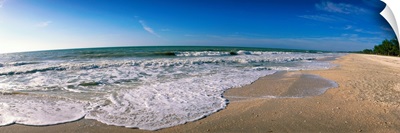 Ocean Waves on Beach Sanibel Island FL