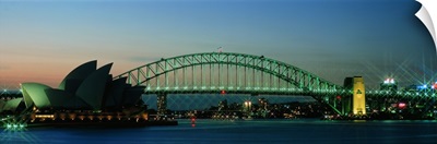 Opera House & Harbor Bridge Sydney Australia