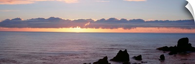 Oregon, Pacific Ocean, sunset