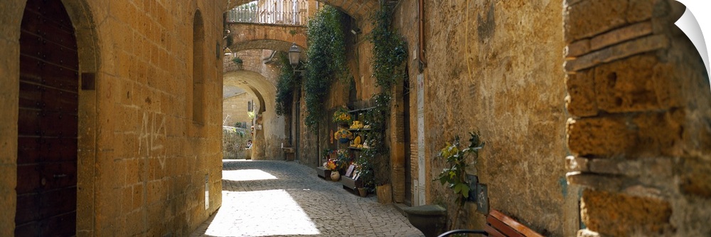 Orvieto, Italy pedestrian walkway