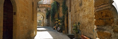 Pedestrian walkway, Orvieto, Umbria, Italy
