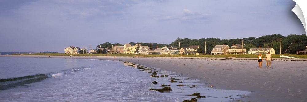 People on Beach Kennebunkport ME