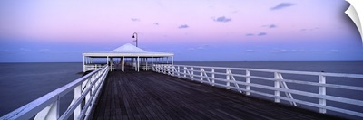 Pier at dusk, Shorncliffe Pier, Shorncliffe, Brisbane, Queensland, Australia