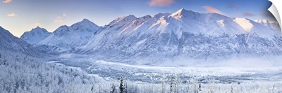 Polar Bear Peak and Eagle Peak and Hurdygurdy Mountain, Chugach State Park, Alaska