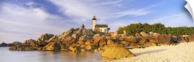 Pontusval Lighthouse, Brignogan-Plage, Finistere, Brittany, France