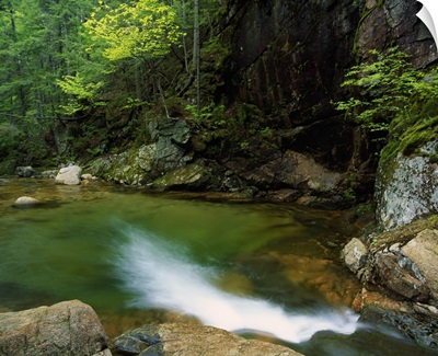 Pool at base of Sabbaday Falls, White Mountain National Forest, New Hampshire
