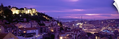 Portugal, Lisbon, Elevated view of the city