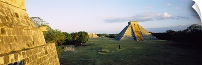 Pyramids at an archaeological site, Chichen Itza, Yucatan, Mexico