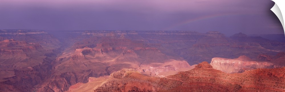 Rainbow  Sunrise at S Rim Grand Canyon Nat'l Park   AZ