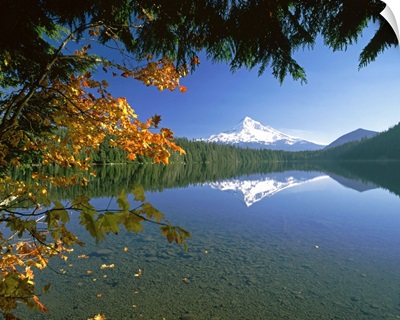 Reflection of Mt Hood in Lost Lake, Mt Hood National Park, Oregon