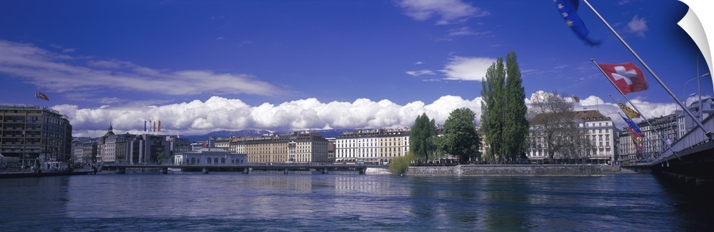 Rhone River Geneva Switzerland
