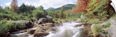 River flowing through rocks, Ausable River, Wilmington, New York State