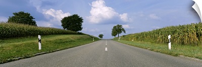 Road passing through a landscape, Germany