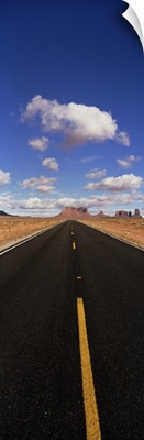 Road shot w/ clouds Monument Valley  AZ