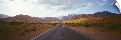 Road through Red Rock Canyon National Conservation Area, Las Vegas, Nevada