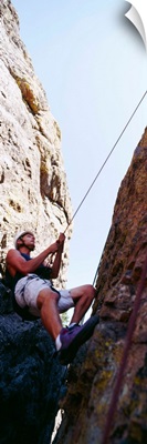 Rock climber, Rocky Mountain National Park, Colorado