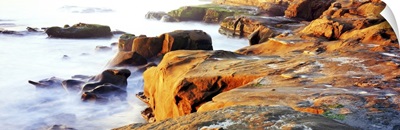 Rock formations at a coast, La Jolla, California