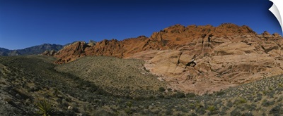 Rock formations on a landscape