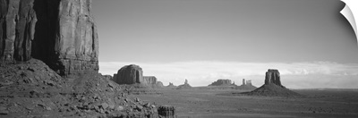 Rock formations on a landscape, Monument Valley, Arizona