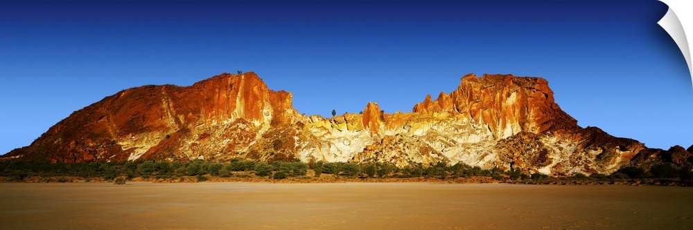 Rock formations on a landscape, Northern Territory, Australia