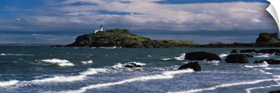Rock formations on the beach Fidra Firth Of Forth North Berwick East Lothian Scotland