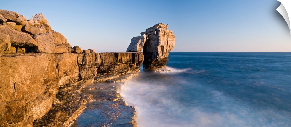 Rock formations on the coast, Dorset, England