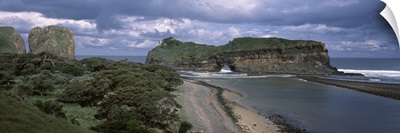 Rock formations on the coast, Hole in the Wall, Coffee Bay, Transkei, Wild Coast, Eastern Cape Province, Republic of South Africa