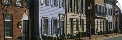 Row of houses in a town, Alexandria, Virginia