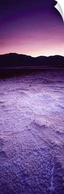 Salt Flats at sunset, Death Valley, California