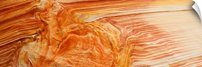 Sandstone rock formations, The Wave, Coyote Buttes, Utah III