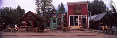 Shops in a town Crested Butte Gunnison County Colorado