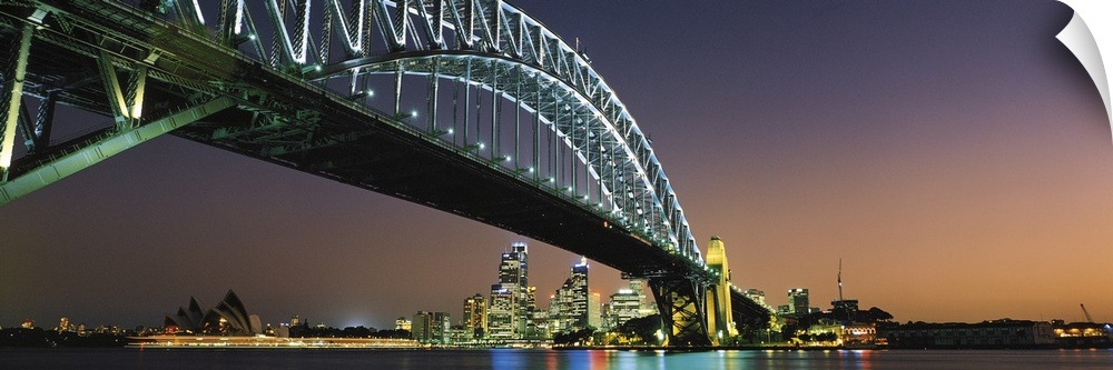 Skyline Harbour Bridge Sydney Australia