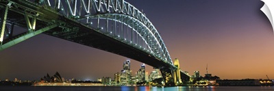 Skyline Harbour Bridge Sydney Australia