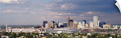 Skyline with Invesco Stadium, Denver, Colorado