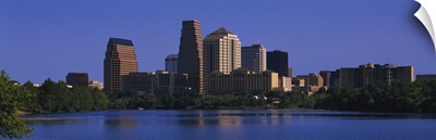 Skyscrapers at the waterfront, Austin, Texas