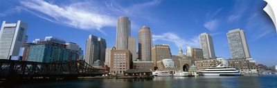 Skyscrapers at the waterfront, Boston, Massachusetts