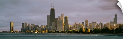 Skyscrapers at the waterfront, Lake Michigan, Chicago, Illinois