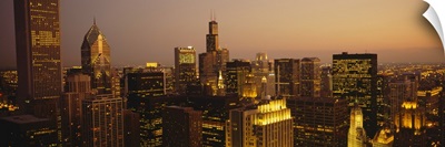 Skyscrapers in a city, Chicago, Illinois