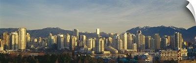 Skyscrapers in a city, False Creek, Vancouver, Lower Mainland, British Columbia, Canada