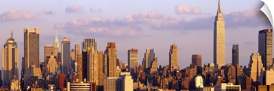 Skyscrapers in a city, Manhattan, New York City, New York State
