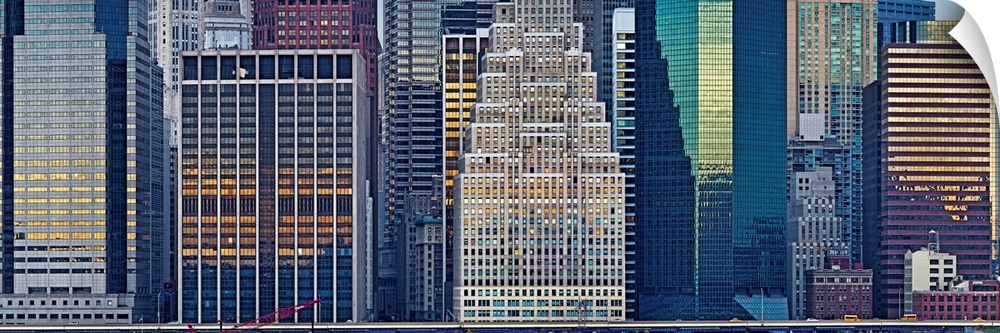Skyscrapers in a city, New York City, New York State