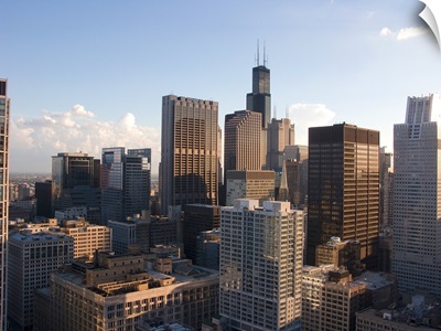 Skyscrapers in a city, Sears Tower, Chicago, Illinois,