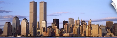 Skyscrapers in a city World Trade Center Manhattan New York City New York State