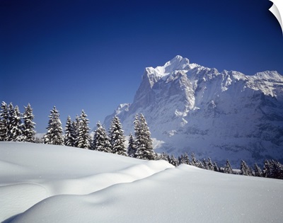 Snow Grindelwald Switzerland