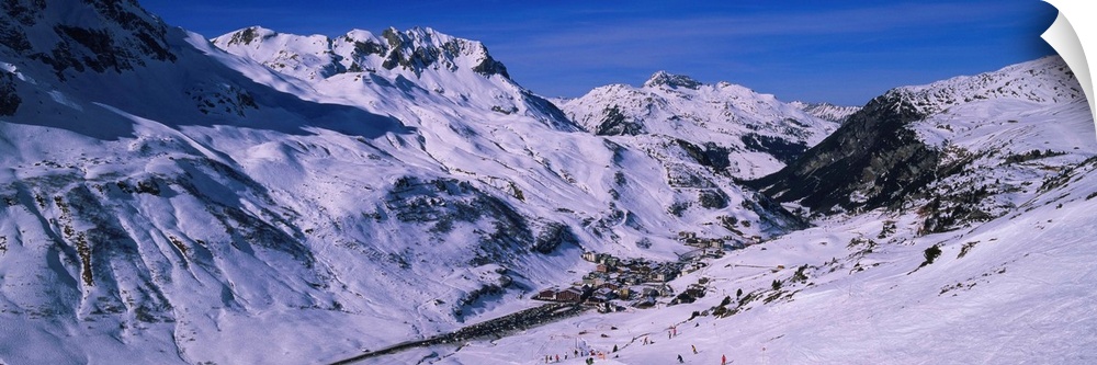 People skiing, Zurs Ski Area, Austria