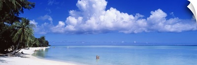 South Pacific Ocean Matira Beach Tahiti