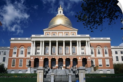 State Capitol Building Beacon Hill Boston MA